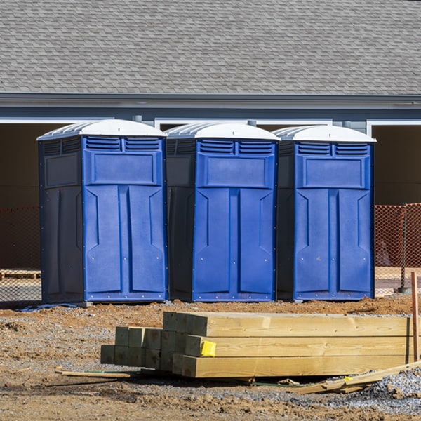 are there any restrictions on what items can be disposed of in the portable toilets in Edgemont AR